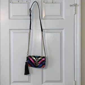 Multicolored crossbody bag